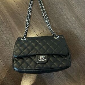 Black Quilted Women's Bag